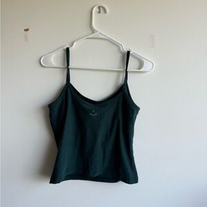 Spacedye Slim Racerback Cropped Tank - Teal - L